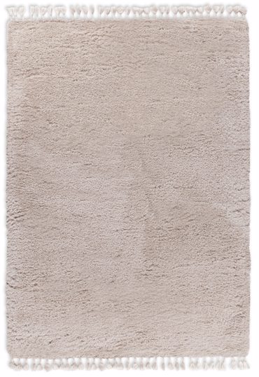 Tzikas Carpets Χαλί Πατάκι με Κρόσσια ''SAMARINA'' Μπεζ 80x150cm 80067-070